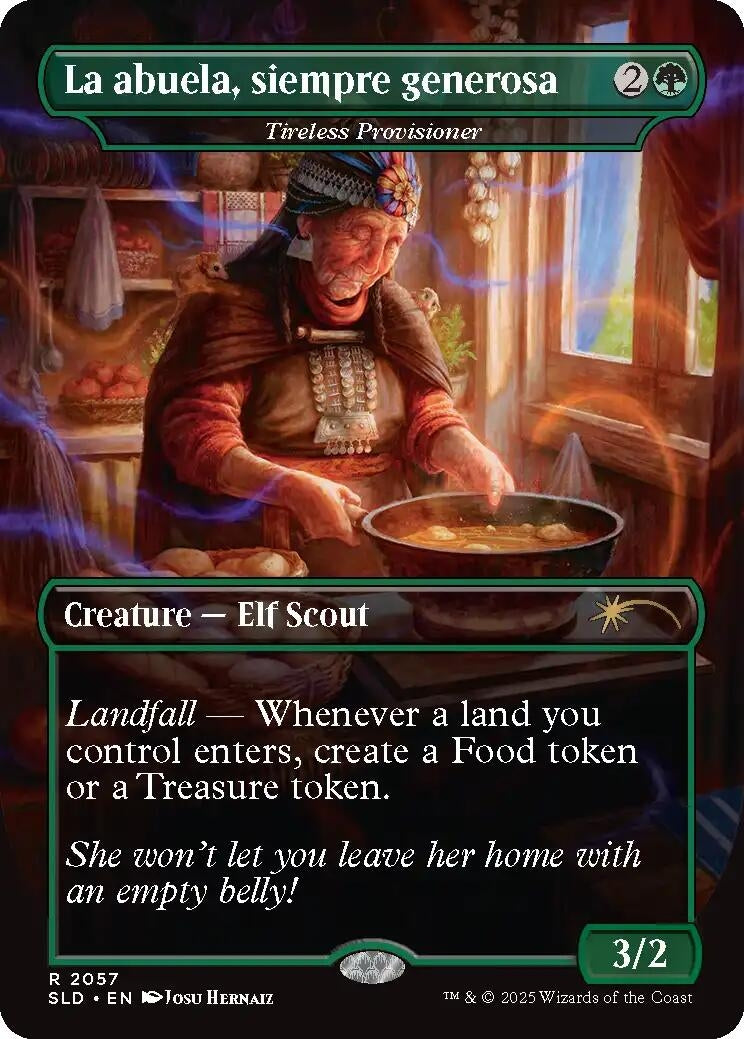 Image for La abuela, siempre generosa - Tireless Provisioner (2057) - Magic: The Gathering