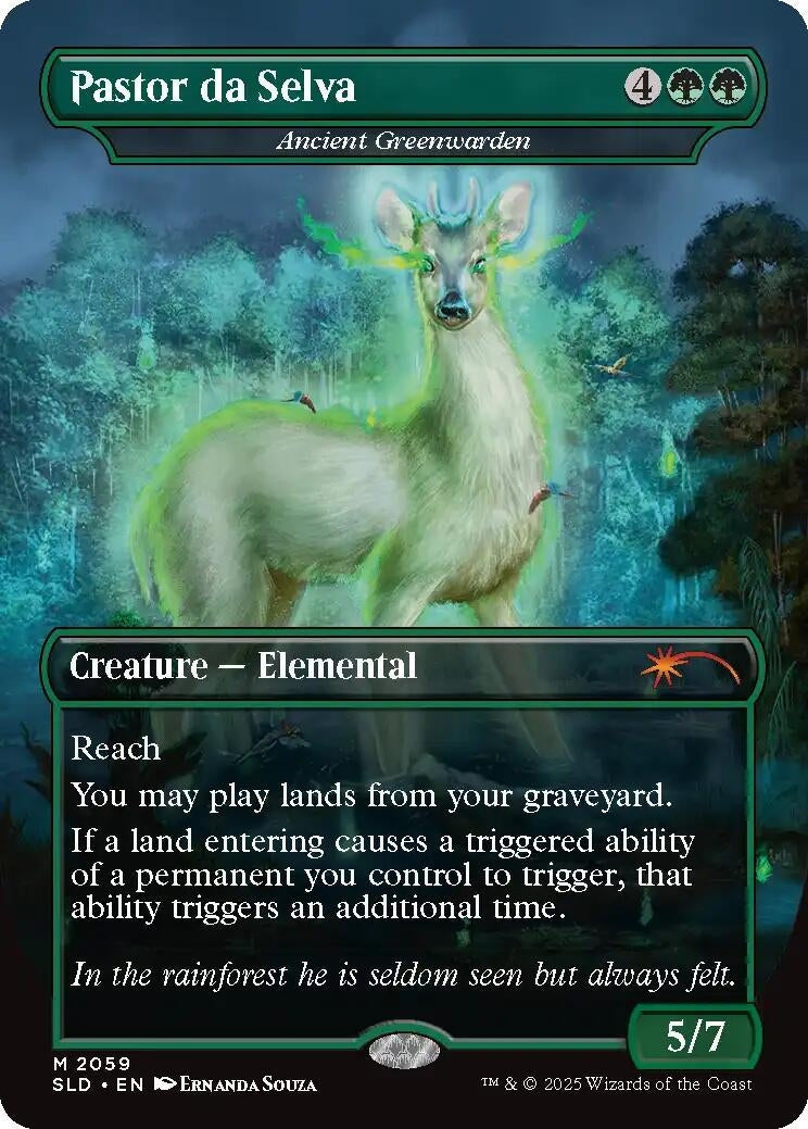 Image for Pastor da Selva - Ancient Greenwarden (2059) - Magic: The Gathering