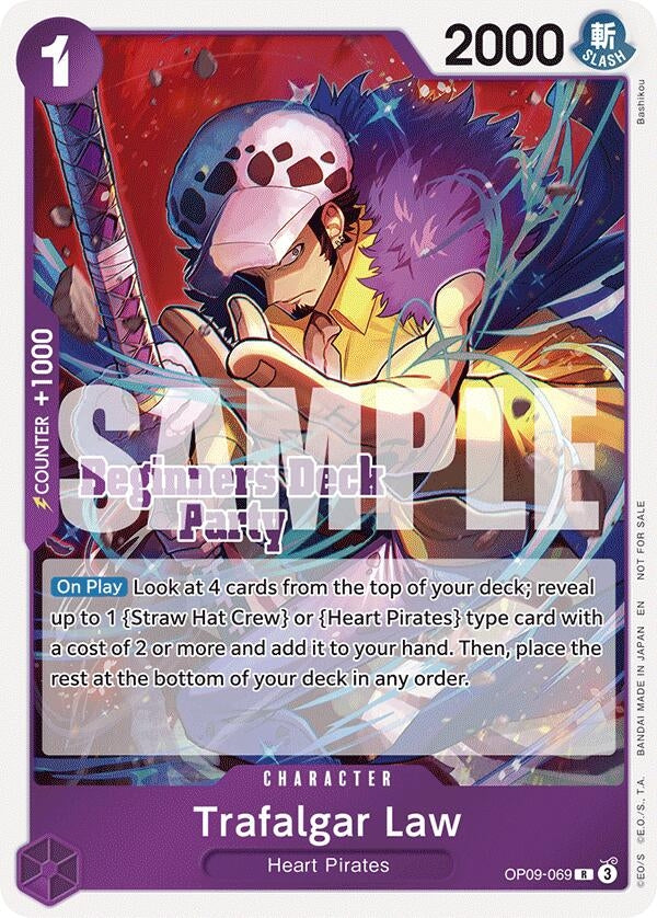 Image for Trafalgar Law (Beginners Deck Party [ST-23] - [ST-28] Participation Pack) (OP09-069) (One Piece Promotion Cards) - One Piece Card Game