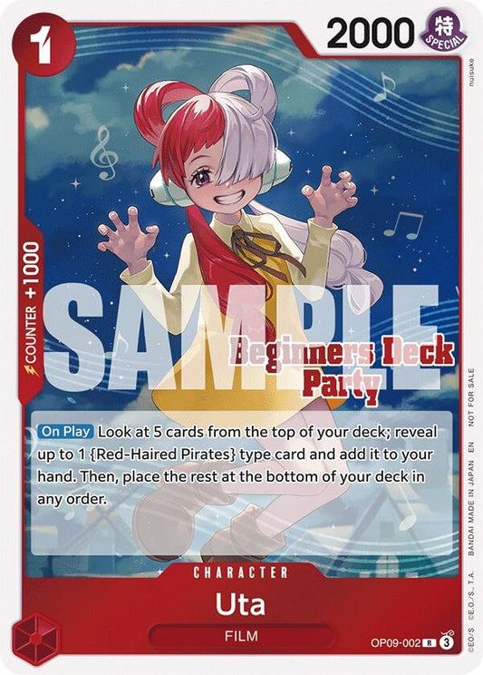 Image for Uta (Beginners Deck Party [ST-23] - [ST-28] Participation Pack) (OP09-002) (One Piece Promotion Cards) - One Piece Card Game