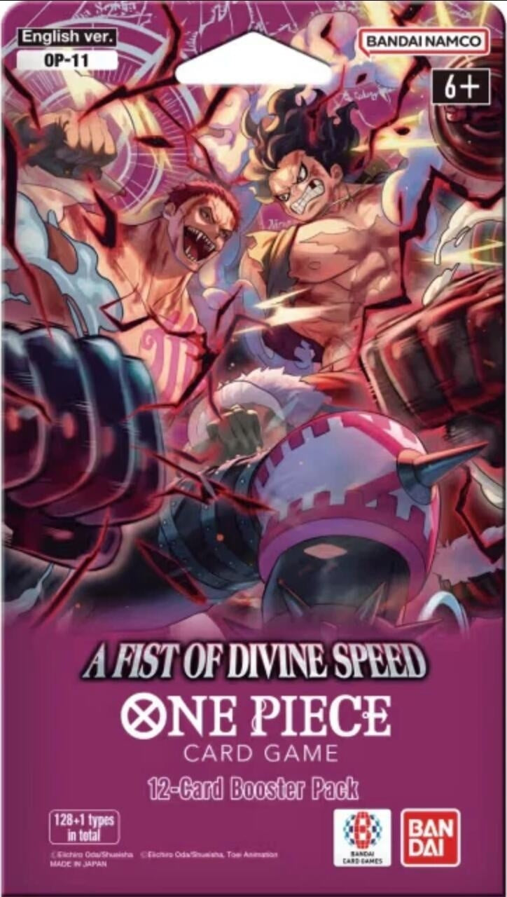 Image for A Fist of Divine Speed Sleeved Booster Pack - One Piece Card Game