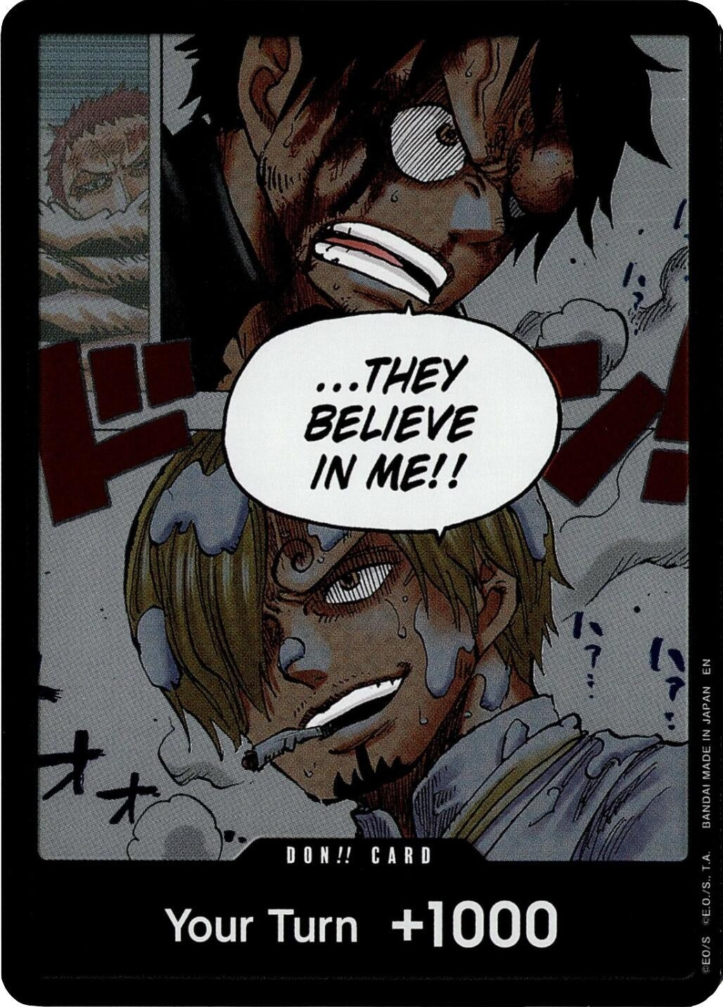Image for DON!! Card (Alternate Art) (A Fist of Divine Speed) - One Piece Card Game