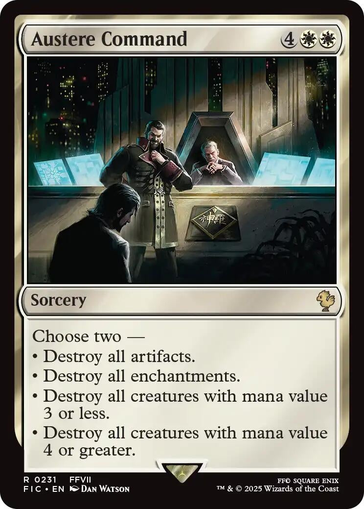 Image for Austere Command (Surge Foil) (231) - Magic: The Gathering