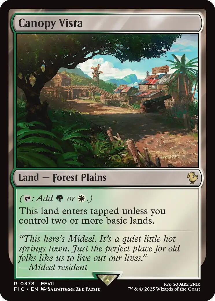 Image for Canopy Vista (Surge Foil) (378) - Magic: The Gathering