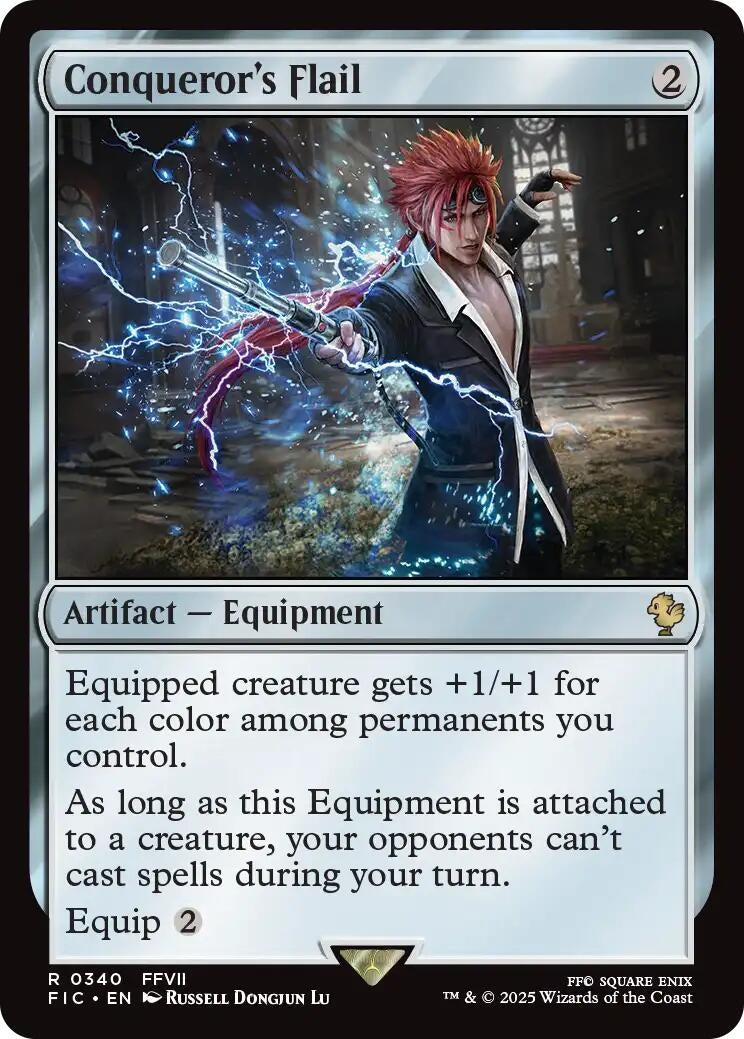 Image for Conqueror's Flail (Surge Foil) (340) - Magic: The Gathering