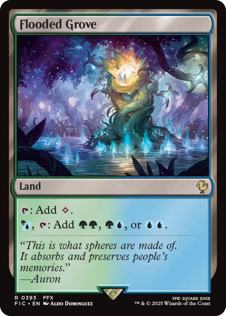 Image for Flooded Grove (Surge Foil) (393) - Magic: The Gathering