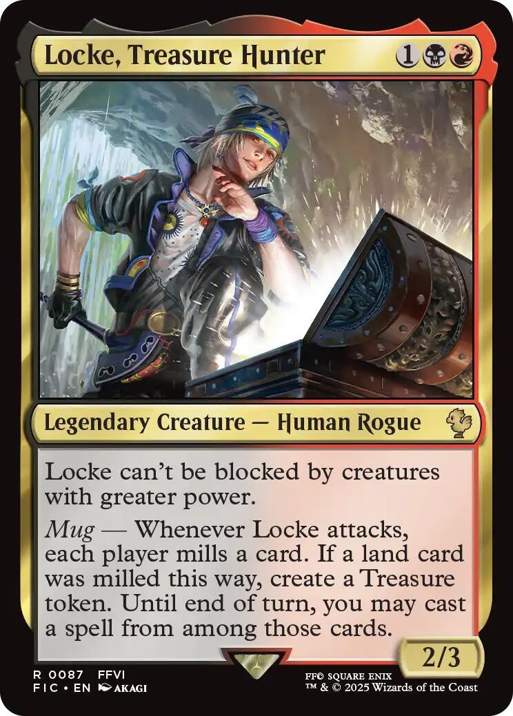Image for Locke, Treasure Hunter (Surge Foil) (87) - Magic: The Gathering