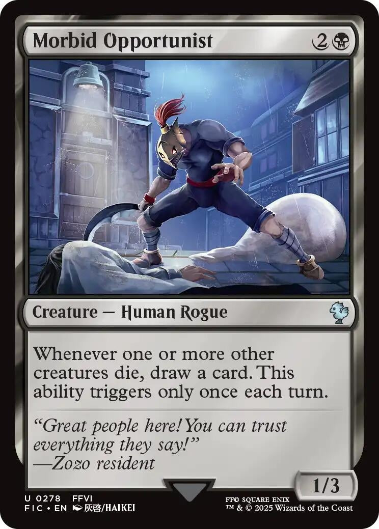 Image for Morbid Opportunist (Surge Foil) (278) - Magic: The Gathering