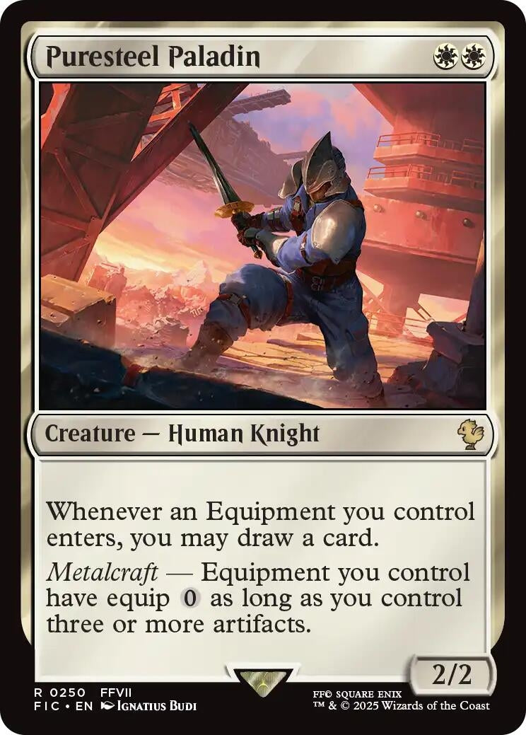 Image for Puresteel Paladin (Surge Foil) (250) - Magic: The Gathering