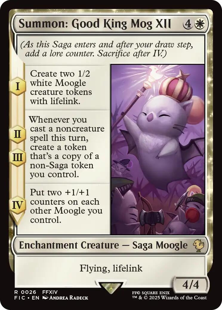 Image for Summon: Good King Mog XII (Surge Foil) (26) - Magic: The Gathering