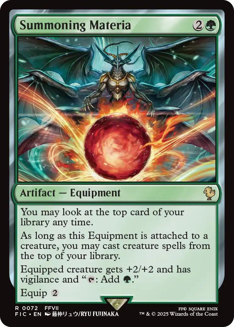 Image for Summoning Materia (Surge Foil) (72) - Magic: The Gathering