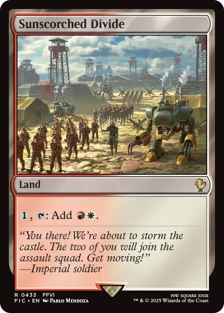 Image for Sunscorched Divide (Surge Foil) (433) - Magic: The Gathering