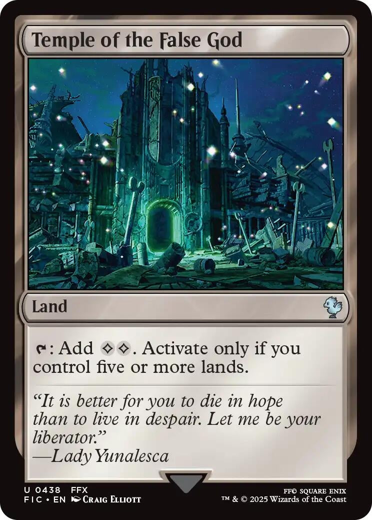 Image for Temple of the False God (Surge Foil) (438) - Magic: The Gathering