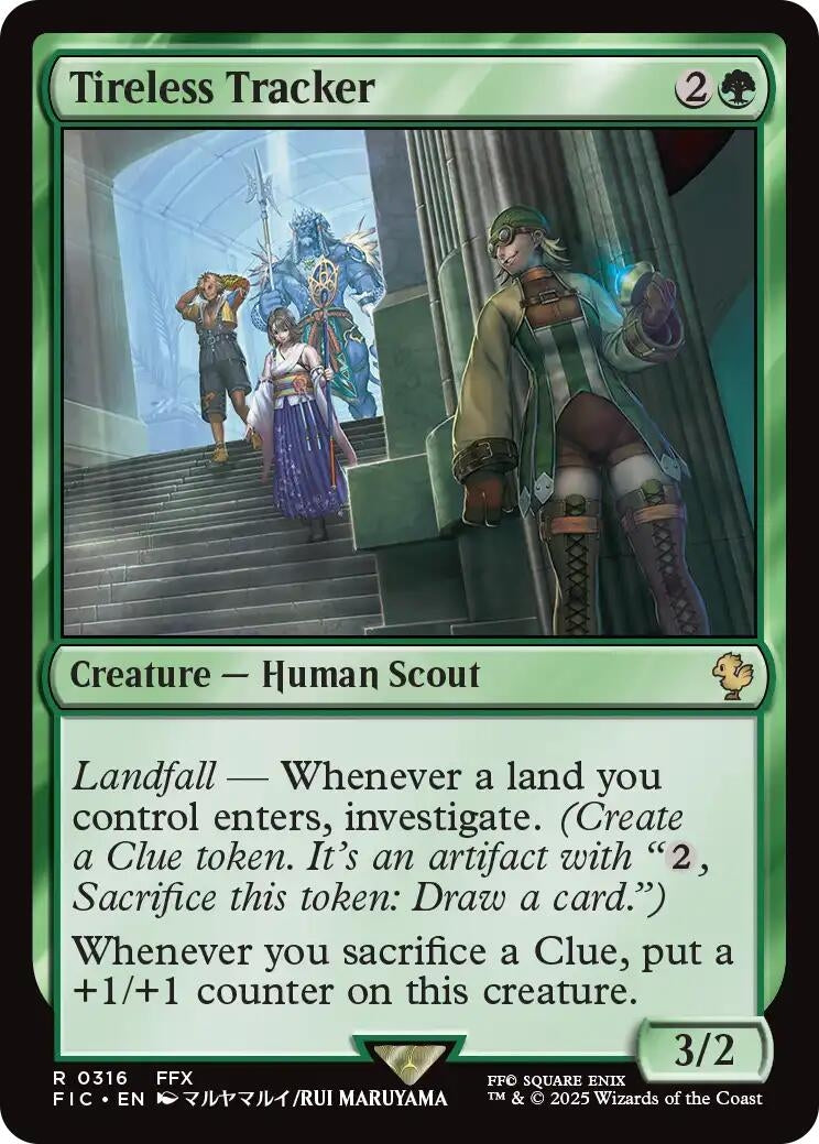 Image for Tireless Tracker (Surge Foil) (316) - Magic: The Gathering