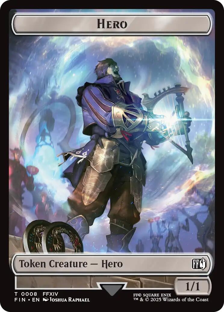 Image for Hero (0008) // Frog Double-Sided Token (8 // 18) (FINAL FANTASY) - Magic: The Gathering