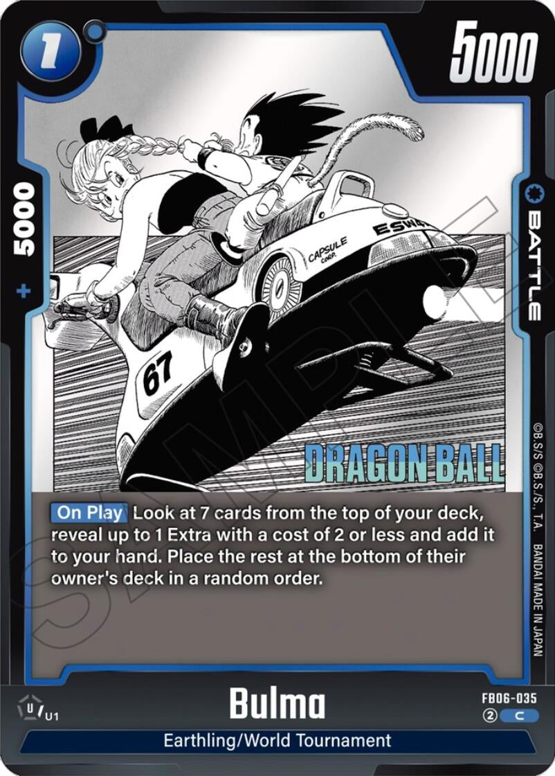 Image for Bulma - FB06-035 (FB06-035) (Manga Booster 01) - Dragon Ball Super: Fusion World