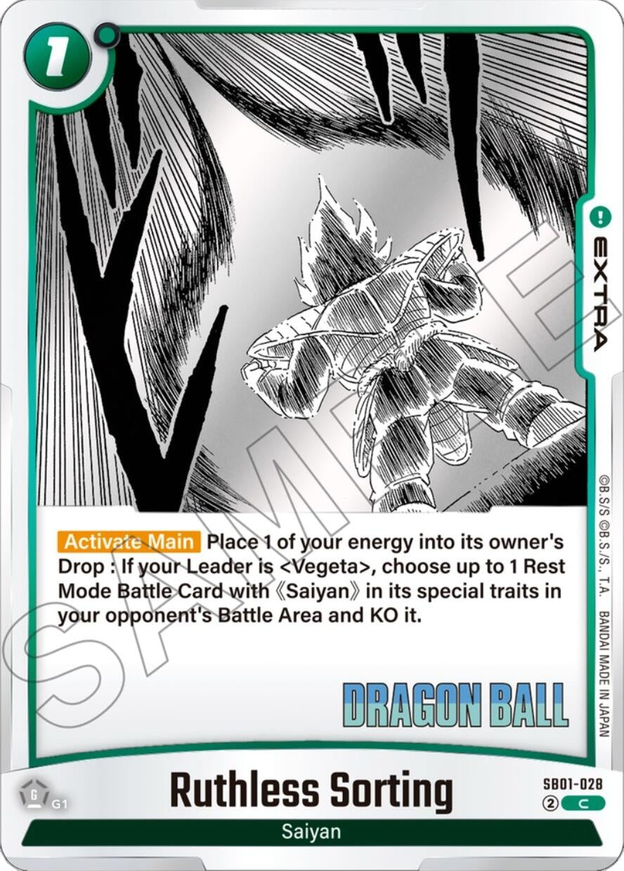 Image for Ruthless Sorting (SB01-028) (Manga Booster 01) - Dragon Ball Super: Fusion World