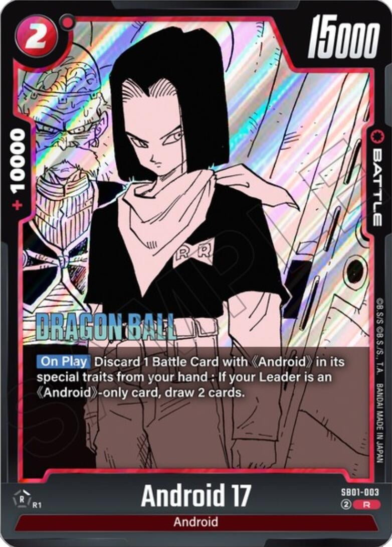 Image for Android 17 (SB01-003) (Manga Booster 01) - Dragon Ball Super: Fusion World