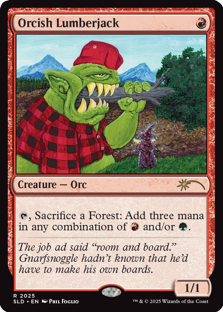 Image for Orcish Lumberjack (2025) (2025) - Magic: The Gathering