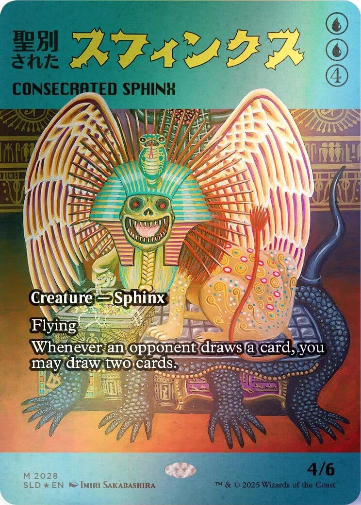 Image for Consecrated Sphinx (2028) (Rainbow Foil) (2028) - Magic: The Gathering