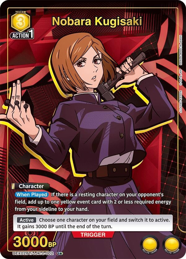 Nobara Kugisaki (002) (U*) (UEX02BT/JJK-2-002) (UEX02BT: Jujutsu Kaisen Vol.2)