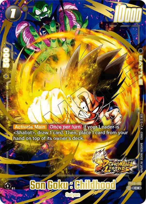 Image for Son Goku : Childhood (Bonus Pack Alternate Art) (FS09-09) (Starter Deck 9: Shallot) - Dragon Ball Super: Fusion World