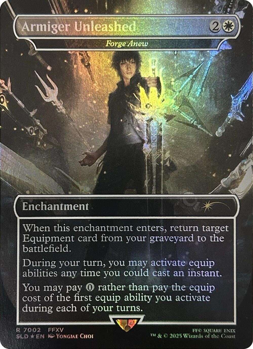 Image for Armiger Unleashed - Forge Anew (Rainbow Foil) (7002) - Magic: The Gathering