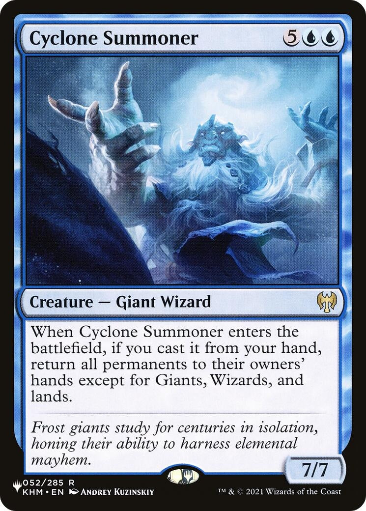 Image for Cyclone Summoner (052/285) - Magic: The Gathering