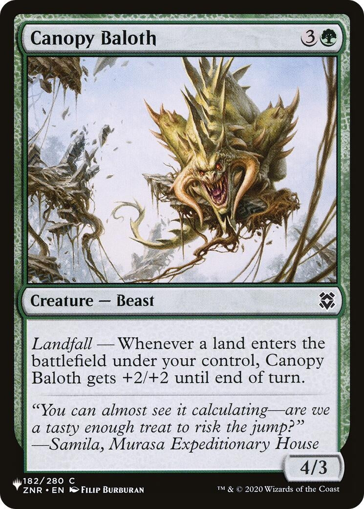 Image for Canopy Baloth (182/280) - Magic: The Gathering
