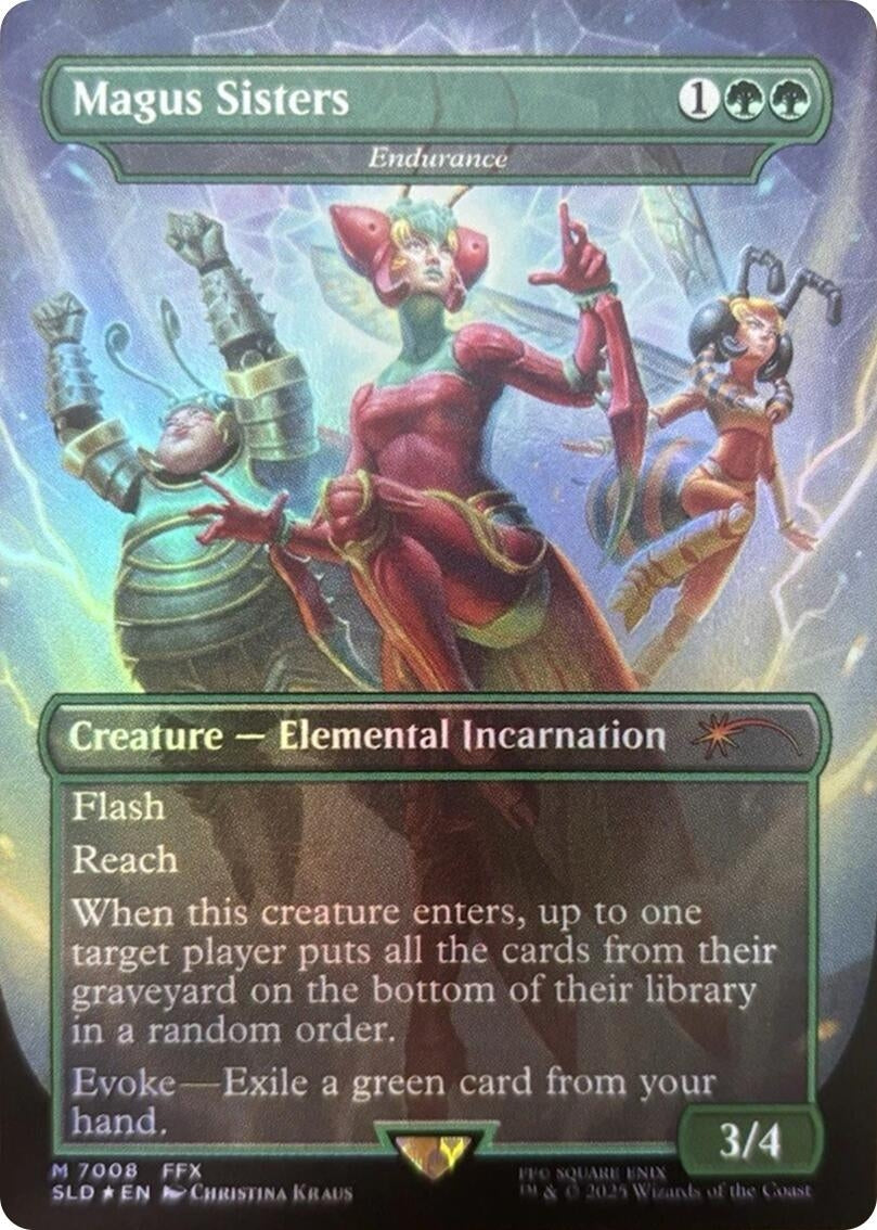 Image for Magus Sisters - Endurance (Rainbow Foil) (7008) - Magic: The Gathering