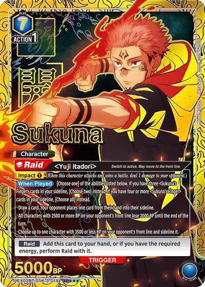 Sukuna (015) (SR***) (UEX02BT/JJK-3-015) (UEX02BT: Jujutsu Kaisen Vol.2)