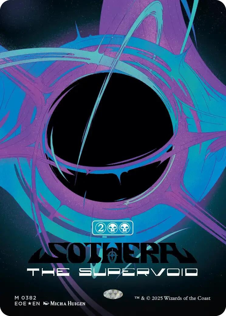 Image for Sothera, the Supervoid (Singularity Foil) (382) (Edge of Eternities) - Magic: The Gathering
