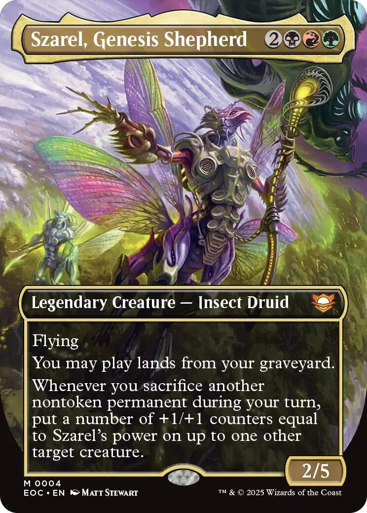 Image for Szarel, Genesis Shepherd (Borderless) (4) - Magic: The Gathering