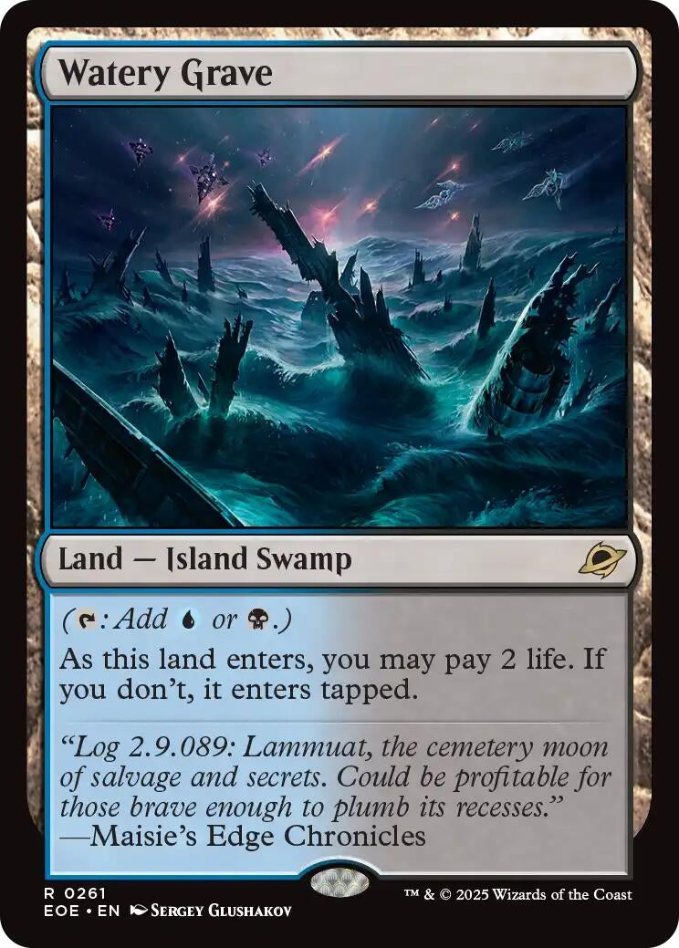 Image for Watery Grave (261) (Edge of Eternities) - Magic: The Gathering