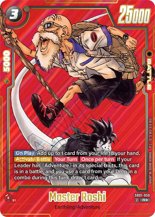 Image for Master Roshi (Alternate Art) (SB01-050) (Manga Booster 01) - Dragon Ball Super: Fusion World
