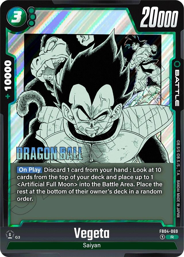 Image for Vegeta - FB04-069 (FB04-069) (Manga Booster 01) - Dragon Ball Super: Fusion World
