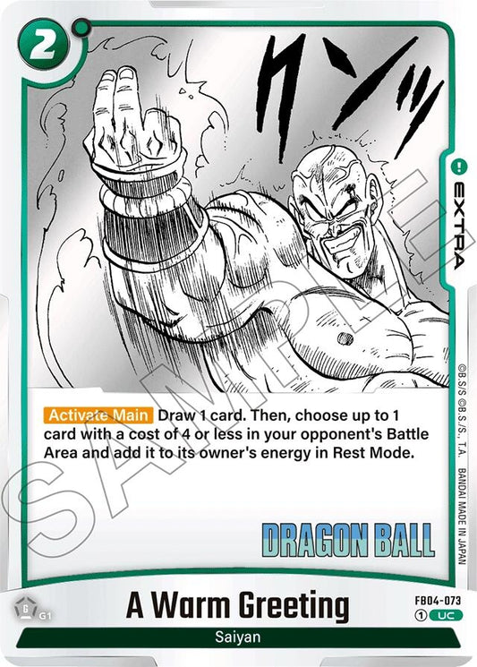 Image for A Warm Greeting (FB04-073) (Manga Booster 01) - Dragon Ball Super: Fusion World