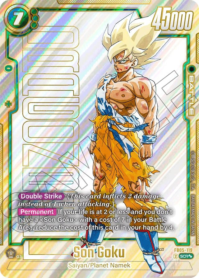 Image for Son Goku - FB05-119 (Super Alternate Art) (FB05-119) (Manga Booster 01) - Dragon Ball Super: Fusion World