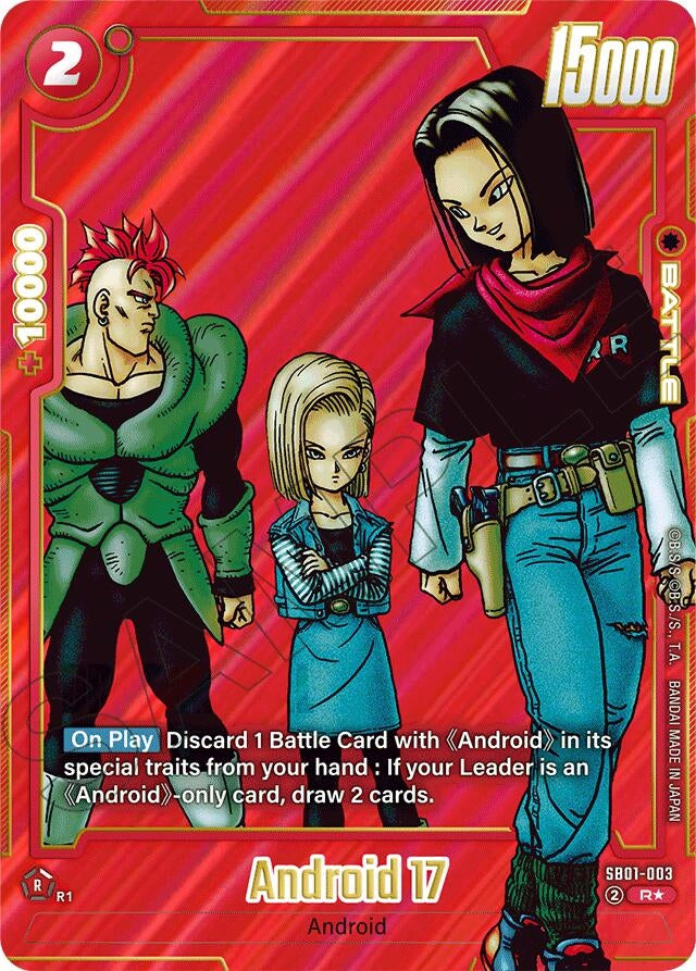 Image for Android 17 - SB01-003 (Alternate Art) (SB01-003) (Manga Booster 01) - Dragon Ball Super: Fusion World