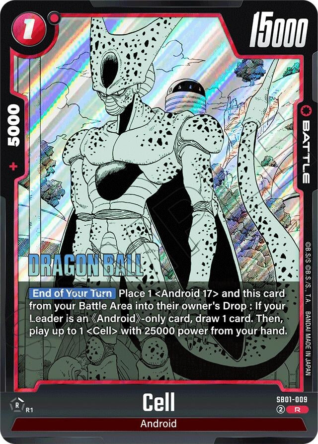 Image for Cell - SB01-009 (SB01-009) (Manga Booster 01) - Dragon Ball Super: Fusion World
