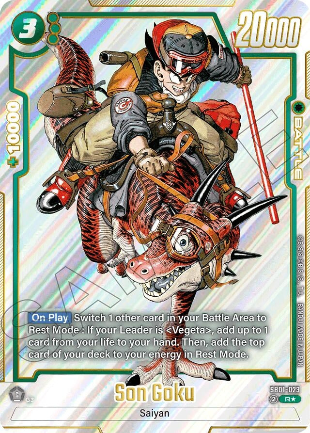 Image for Son Goku - SB01-023 (Alternate Art) (SB01-023) (Manga Booster 01) - Dragon Ball Super: Fusion World