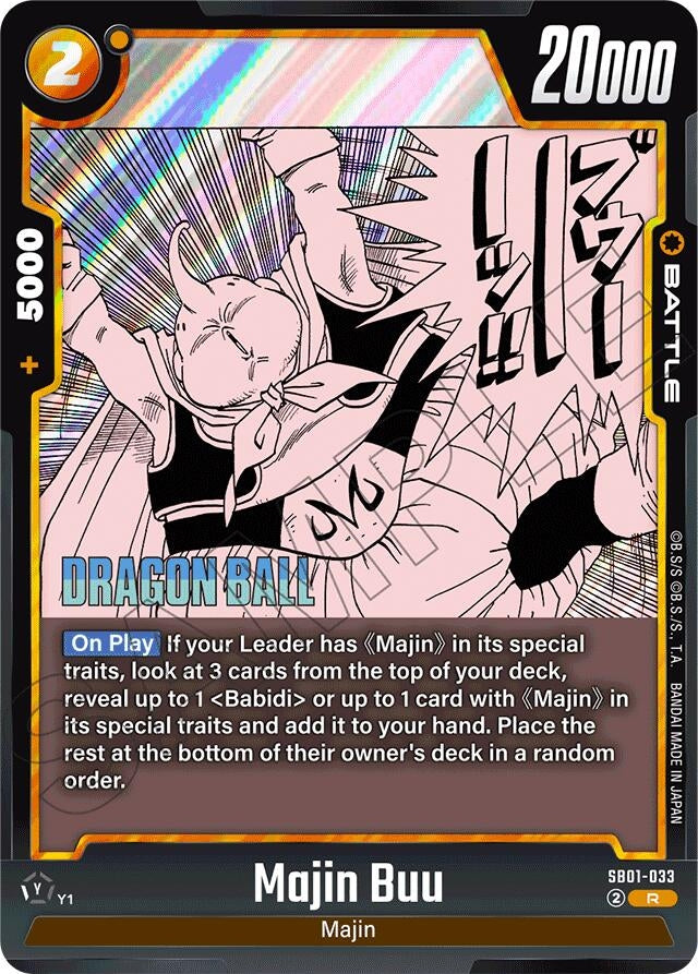 Image for Majin Buu (SB01-033) (Manga Booster 01) - Dragon Ball Super: Fusion World