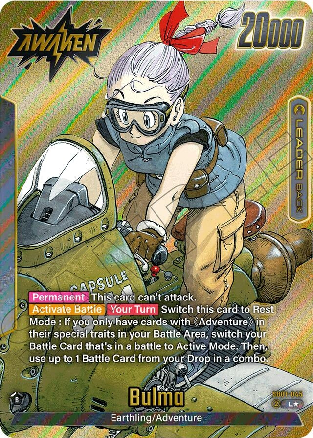 Image for Bulma - SB01-045 (Gold) (SB01-045) (Manga Booster 01) - Dragon Ball Super: Fusion World