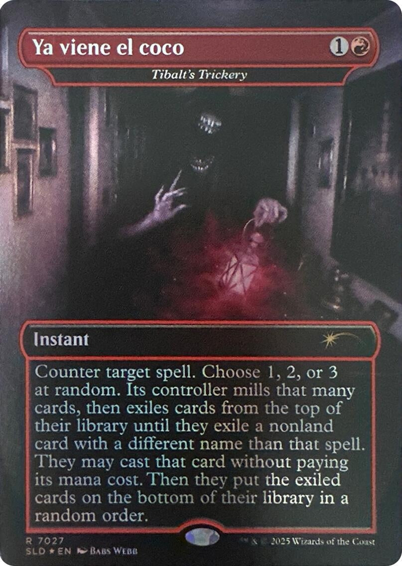 Image for Ya viene el coco - Tibalt's Trickery (Rainbow Foil) (7027) - Magic: The Gathering