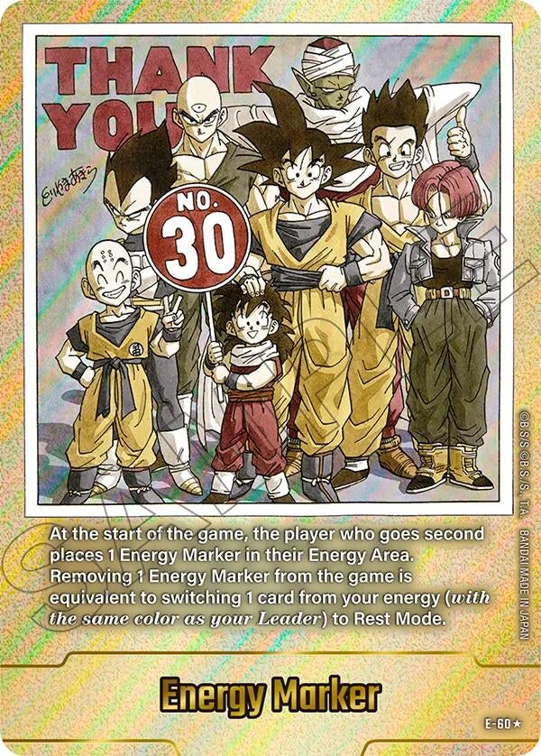 Image for Energy Marker (E-60) (Gold) (E-60) (Fusion World Energy Markers) - Dragon Ball Super: Fusion World