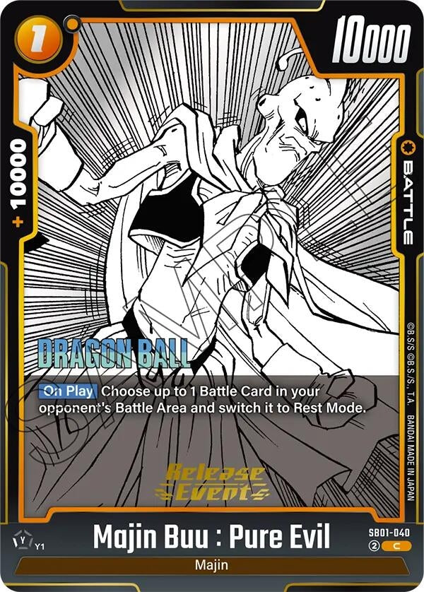 Image for Majin Buu : Pure Evil - SB01-040 (SB01-040) - Dragon Ball Super: Fusion World