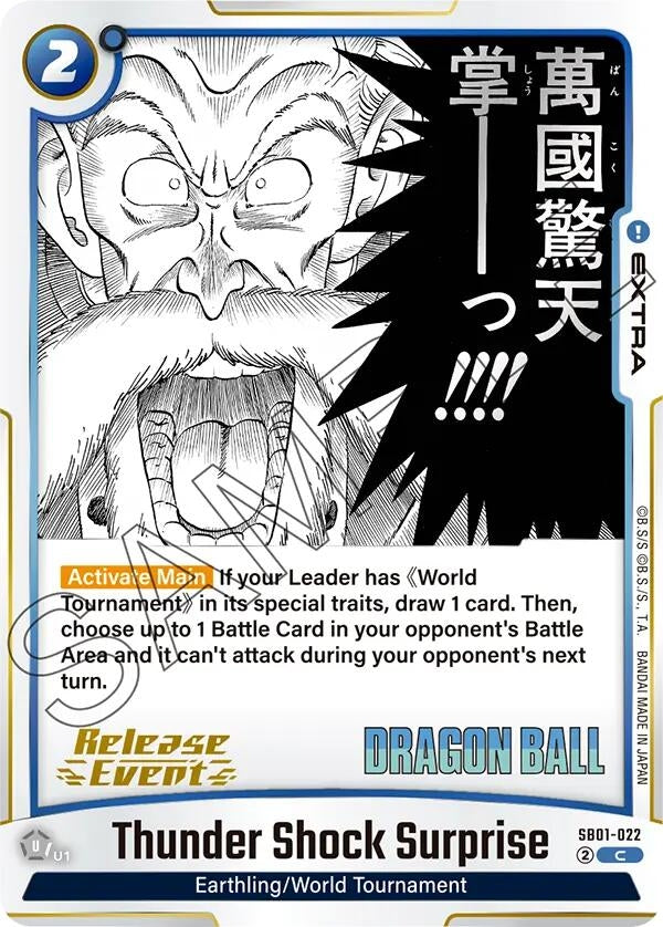 Image for Thunder Shock Surprise (SB01-022) - Dragon Ball Super: Fusion World