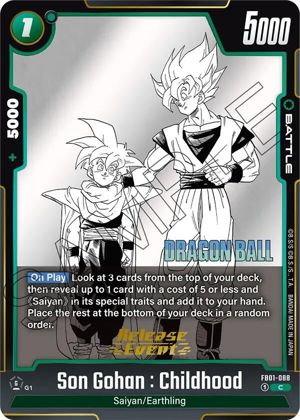 Image for Son Gohan : Childhood (FB01-088) - Dragon Ball Super: Fusion World