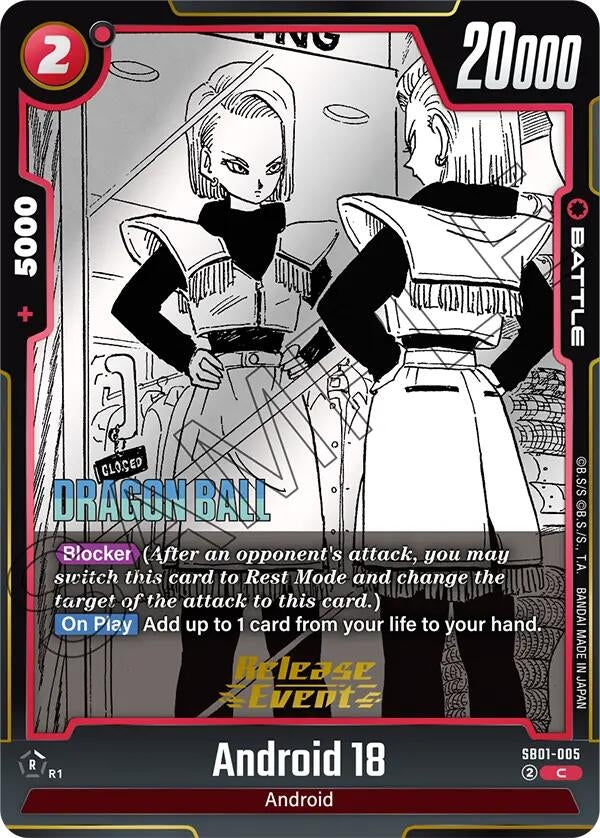 Image for Android 18 - SB01-005 (SB01-005) - Dragon Ball Super: Fusion World