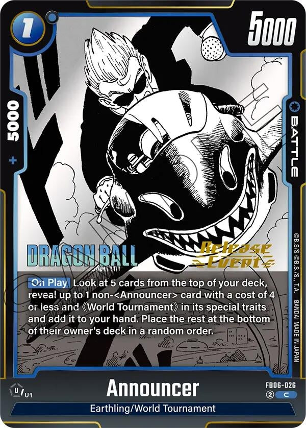 Image for Announcer (FB06-026) - Dragon Ball Super: Fusion World
